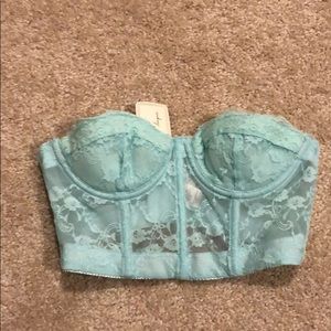Forever 21 mint corset NWT
